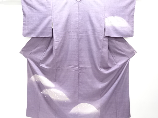 JAPANESE KIMONO / HOMONGI / MAWATA TSUMUGI / FUKIYOSE PATTERN